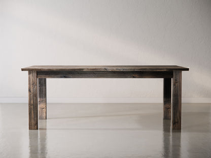 Live Edge Farmhouse Dining Table