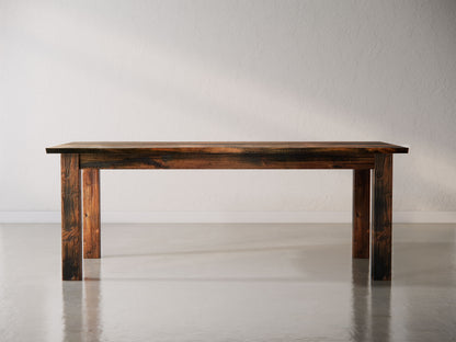 Live Edge Farmhouse Dining Table